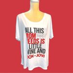 Bella Canvas Nwot! Super cute T-shirt for Bon Jovi lovers !! Photo 1
