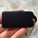 Coach 2” Black Fob Bag Charm Hang tag Hangtag Photo 1