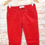 CAbi Jeans | Red Corduroy Skinny Fit Pants Photo 3