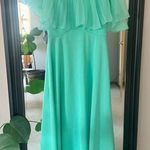 Vintage Elegant Miss Of California Mint Full Length Dress Photo 0