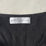 Petal and Pup  Lola Linen Button Down Vest Tank Top - Black Size XS $79 Photo 4