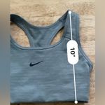 Nike Dri Fit Women’s Sz XS Smoke Gray Medium Support Swoosh Sports Bra Photo 10