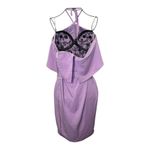 Lavish Lice Lavish Alice Halterneck Double Layer Midi Dress in Lilac Size 12 Photo 6