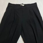 Babaton Cohen Pleat Front Crop Pants Size 4 Mid Rise Pull On Straight Leg Office Photo 2