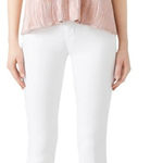 Hunter Bell RTR Ava Pleated Short Sleeve Rose Gold Top Sz L Photo 0