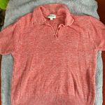 Norm Thompson knit linen/cotton short sleeve sweater Photo 0