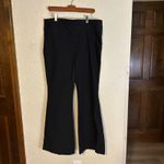 Chico's Black Flare Leg Pants Womens Size 12R US 2R Casual Business Office Photo 6