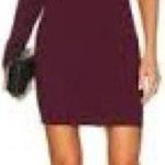 Susana Monaco One Shoulder Long Sleeve Bodycon Mini Dress Photo 0