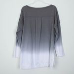Cato Womens Ombre Crewneck Pullover Tunic Top Size XL Gray Long Sleeve Comfy Photo 7