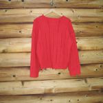 RtA Super Soft Emmet Crew Neck Distressed Pullover Sweater Red Size XS Photo 6