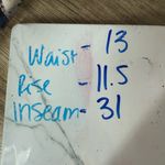 BDG Women’s 26 High Rise Baggy Cream White Distressed Jeans Photo 3