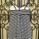 Avid Love black/white striped 2 piece adjustable spaghetti strap tankini Photo 6