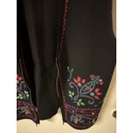 Vntg Napa Valley 100% Wool Embroidered Zip Cardigan Size M Black Size M Photo 1