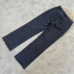 Abercrombie & Fitch Women’s The Baggy Low Rise Jeans Raw Hem in Black 25/0R Photo 6