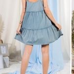 Very J NWT -  Spaghetti Strap Ruffle Tiered Mini Dress Photo 3