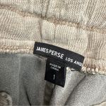 James Perse  Women’s Mixed Media Pant Jogger Linen Cotton Blend Small (1) Neutral Photo 3
