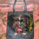 Ed Hardy y2k true vintage don christian audigier “love kills slowly” tote bag Photo 3