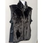 The North Face Faux Fur Vest Full Zip Up Black Outdoor XL Photo 4