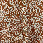 Anthropologie  Pilcro‎ Orange White Sydney Floral Bat Sleeve Top Photo 4