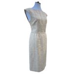 Tory Burch  Dress 10 Retro Tweed 60s Style Jacquard Sheath Classic Elegant $428 Photo 6