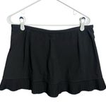 IBKUL Crystal Y2K Pleated Skort Black Sz L Preppy Skirt Tennis Golf Pickleball Size L Photo 1