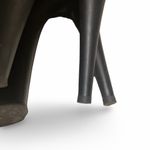 Thigh High Laceup Back Peep Toe Platform Boots Black Size 7.5 Photo 10