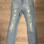 PacSun - Light Blue Jegging Ripped Jeans Photo 0