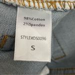 Mustard Seed Distressed Bermuda Shorts Size Small Light Wash Frayed Denim Cutoff Photo 7