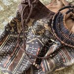 Brown Cotton Boho Bag Photo 6