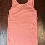 Vintage Kitty Hawk by Vivian Wang Coral Tank Top Size Small Orange Photo 7