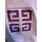 Givenchy ‎ LOGO Cropped Fleece Hoodie TUFTED COTTON Purple Photo 3
