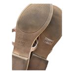 Crown & Ivy Silver Thong Cutout Detail Flat Sandals Size 7.5 Boho Metallic Photo 4