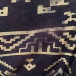 Forever 21 Navy Blue White Aztec Tribal Print Loose Dress Photo 5