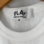 Comme des Garcons PLAY Camoflage Heart Graphic Tee White Size Small Photo 5