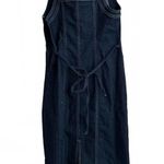 BDG Cotton Blend Finley Square Neck Denim Midi Dress Urban Outfitters NWT Small Photo 5