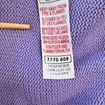 Vintage Marks & Spencer St Michael's Dark Lilac Cotton Sweater Knit UK 12 US 8 Photo 7