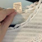 Passport White Lace Trim Ruffle Sleeve Sheer Boho Top Juniors XL Size undefined Photo 2