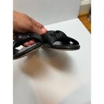 Veronica Beard Salton Knott Black Leather Slides Sz. 12 Photo 3