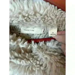 Sleeping on Snow Yak & Wool Blend Knit Sherpa Collar Faux Fur Cardigan, XS Tan Photo 2