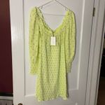 Faithfull the Brand  Gombardy Bisset Floral Print Mini Dress - Yellow - M Photo 4