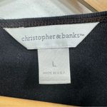 Christopher & Banks Patriotic Stars and Stripes God Bless America Sequined Top L Photo 7