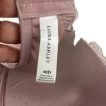 Laura Ashley  Pink Purple Lace Nylon Blend Stretch Underwire Bra Women's 40D Photo 2