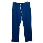 FIGS  Technical Collection Royal Blue V Neck Scrub Top Yola Pants Set Women's L/P Photo 5