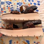OTBT 8 Nova Leopard Print Platform Flatform Sandals GUC Photo 4