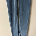 ZARA  Blue Corduroy Slim Flare Pants Size 2/34 NEW Boho Hipster Photo 2