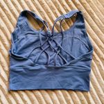 None Women's Blue Sports Bra Photo 1