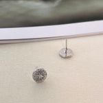 8mm Star Stud Earrings for Men Women Streetwear Punk Hip Hop Unisex Earrings Silver Photo 3