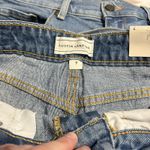 Austin Landing Shorts Womens Size 7 Blue High Rise Loose Fit Denim Jorts Bermuda Photo 5