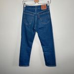 Levi's  Womens Wedgie Straight Jeans Size 26 Distressed Ripped Knee 26 Photo 7