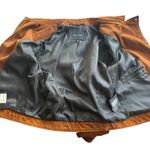 Andrew Marc Genuine Suede Leather Moto Bomber Jacket Brown Size Medium NWT Photo 10